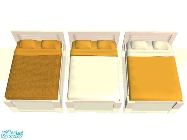 Sims 2 — Mango Bedding Set by simmaniac2005 — Made to match Studio K walls and floors. by Jo D Designs.