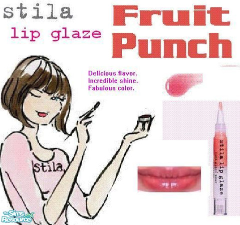 Sims 2 — Lip Glazes - D64234b9 Glaze1fruitpunch by MichelleySim95 — Fruit Punch of the Lip Glazes Collection.