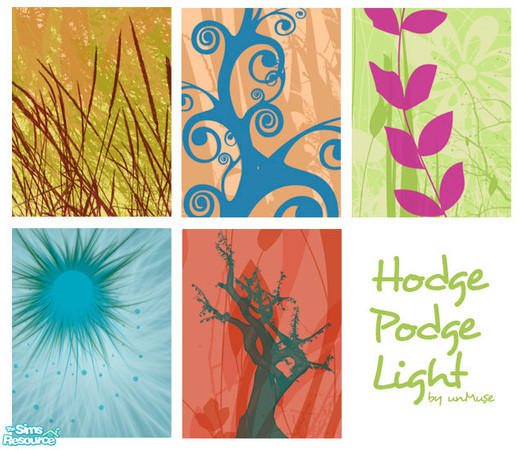 Sims 2 — Hodge Podge Light - Wall Art  by undefinedmuse — Recolor of \"Grilled Cheese\". NIGHTLIFE required. (I