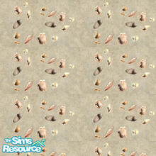 Sims 2 — Small Seashells on the Sand by buntah — These are small sea shells which you can spread over your beaches and