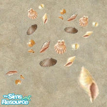 Sims 2 — Large Seashells on the Sand by buntah — These are large sea shells which you can spread over your beaches and