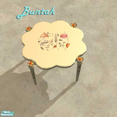 Sims 2 — Sand Dune Bar Table by buntah — This is the table for my Sand Dune Bar set.