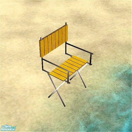 Sims 2 — Beach Chair Wood by Raveena — You need Buntah's mesh for this chair to work in the game. Download it below.