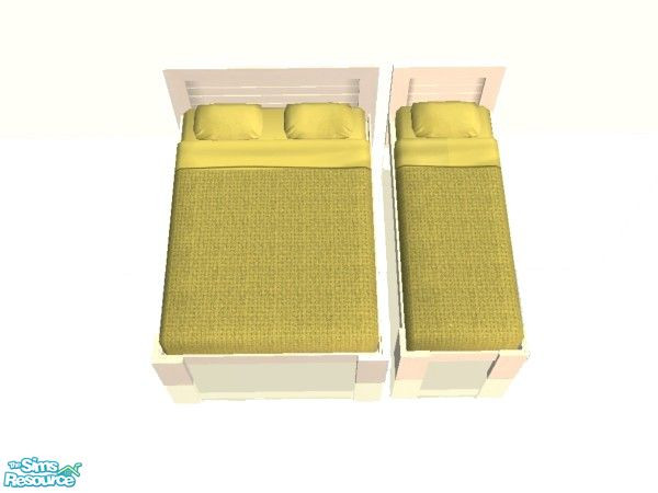 Sims 2 — Lemonade Bedding Set Type 3 by simmaniac2005 — Made to match Studio K walls and floors. by Jo D Designs.