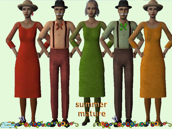 Sims 2 — suMMer MaTuRe by gbourn — The brightest colours for the brightest age!