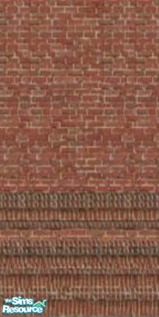 Sims 2 — New Amsterdam Decorative Brick by sara_dippity — Adapted from The Sims Deluxe.