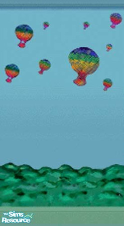 Sims 2 — Up Up and Away Wallpaper by sara_dippity — Adapted from The Sims Deluxe.