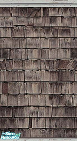 Sims 2 — Ramshackle Wood Shingles by sara_dippity — Adapted from The Sims Deluxe.