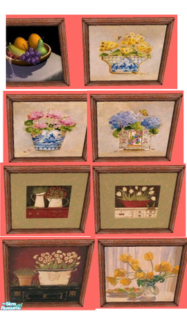 Sims 2 — Transcendence Reprint Set by Modfan by modfan — 7 Reprints of the Transcendence painting. Please do not