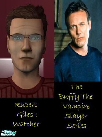 Sims 2 — Rupert Giles by SaraSidel — From my Buffy The Vampire Slayer Series, Rupert Giles. Played by Anthoney Stewart