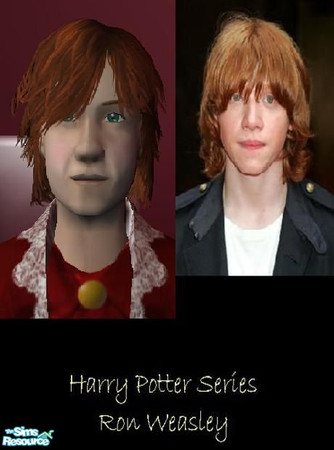 Sims 2 — Ron Weasley by SaraSidel — From my Harry Potter Series, Ron Weasley. Played by Ruper Grint. I can't list