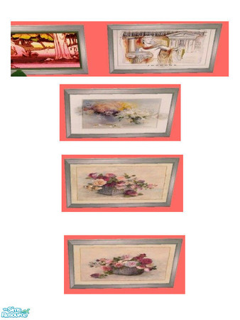 Sims 2 — Poisonous Forest Reprint Set by Modfan by modfan — 4 Reprints of the Poisonous Forest painting. Please do not