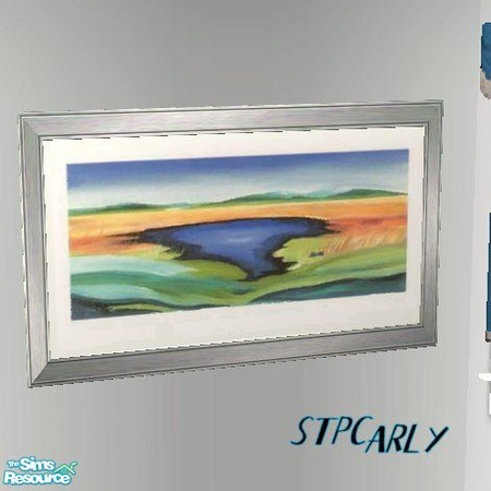 Sims 2 — June Jubilee Art by STP Carly — A jubilee of color to brighten any drab living room in the home.