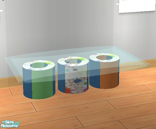 Sims 2 — June Jubilee Coffee Table by STP Carly — A jubilee of color to brighten any drab living room in the home.