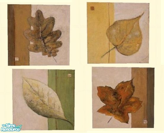 Sims 2 — Leaves from Ursula Salemink-Roos by sisterofchaos — Thx to Mango-Sims for allowing recolors! :) You need the