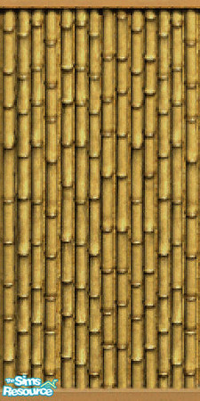 Sims 2 — Time Warp Tiki Bamboo by c_literati — An authentic wall treatment imported to you from Vacation Island! TSRAA.