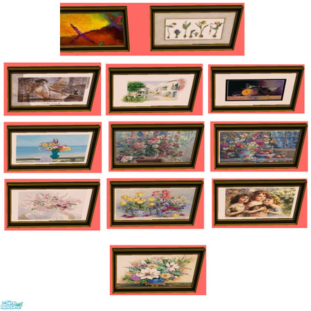 Sims 2 — Fantasy Scape Reprints by Modfan by modfan — 11 Reprints of the Fantasy Scape painting. - Please do not