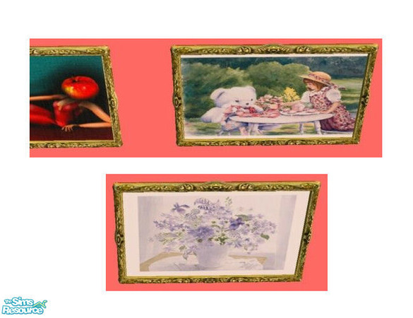 Sims 2 — Farmland Reprint Set by Modfan by modfan — 2 Reprints of the Farmland painting. - Please do not redistribute