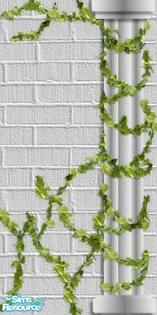 Sims 2 — wall with veins by mereltje — column on the right