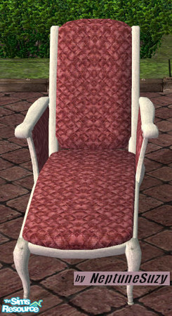 Sims 2 — NSC Lounge Chair - Pink Fabric by Neptunesuzy — Your sim will love this pink lounge chair! Enjoy! (*****TSRAA