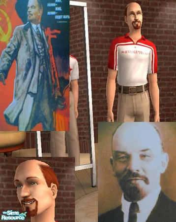 Sims 2 — Lenin by ivan1989 — I hope you know who is Vladimir Lenin, because he was a leader of Russian Revolution in 1918
