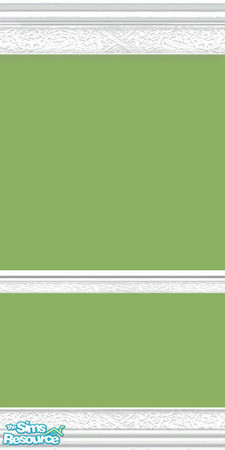 Sims 2 — Spring Garden Green Apple Wall Treatment by Cashcraft — It's tart and as colorful as a green apple--wall