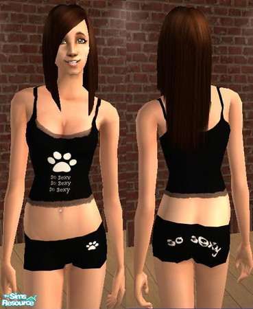 Sims 2 — so sexy pj by Robibip — this is a nice pj for adult and young adult! hope you like it!