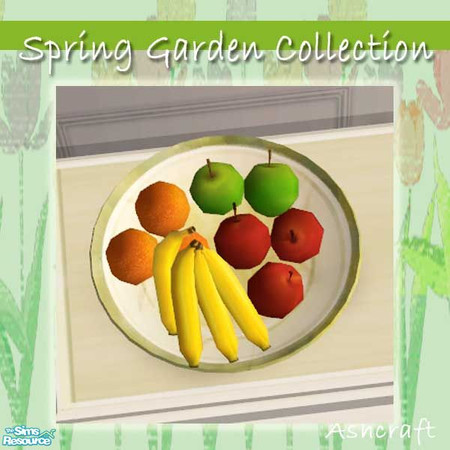 Sims 2 — Spring Garden Bedroom Deco Fruit by Cashcraft — I created the deco fruit sometime ago, not sure when I'll work