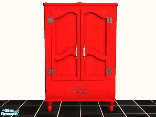 Sims 2 — Red Hot Red Wardrobe by NightRowan — An extremely red starter set for you poor sims. TSRAA Submission