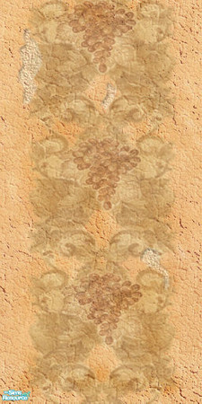 Sims 2 — Tuscany II - 06 by perelinka — Tuscan decorated wall - stripe.