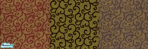 Sims 2 — KS Squiggles Carpet Set by mskitty — I Hope you like it.