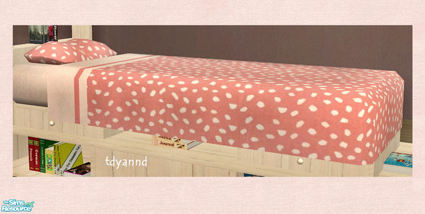 Sims 2 — TC 89 Young Reader - Bedding by tdyannd — Bedding for my Young Readers set featuring textures from DiamondSim.