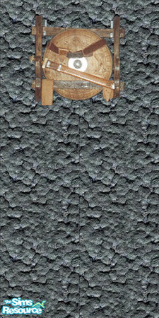 Sims 2 — wickedworld_blackcement_wallC by slinki — wicked world_black cement_wallC wicked world red & black cement