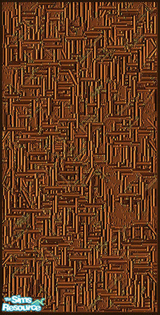 Sims 2 — brown pattern by mereltje — none