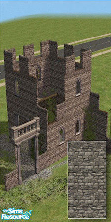 Sims 2 — Stone paper to match Maxis wall by Cyclonesue — For Tabby and anyone else wishing they had something to match