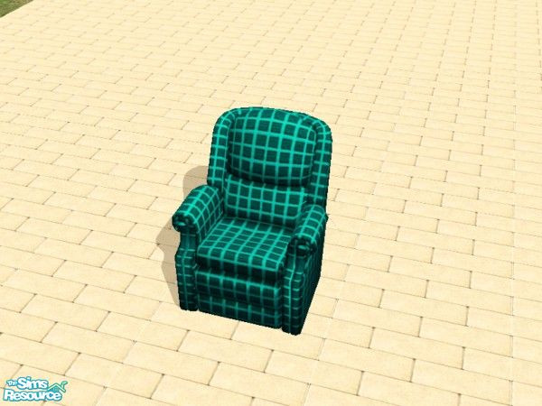 Sims 2 — 21 Way-Back Recliners - Tropical Paradis by dddrake — To match the living room pieces I have recolored.
