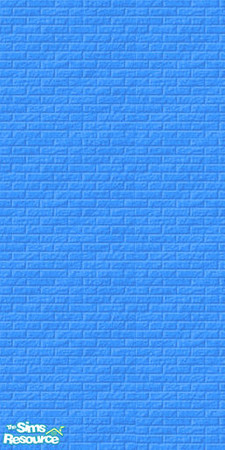Sims 2 — bluebrick by flowerchild4real — a colorful blue brick that will offset the sky with beauty