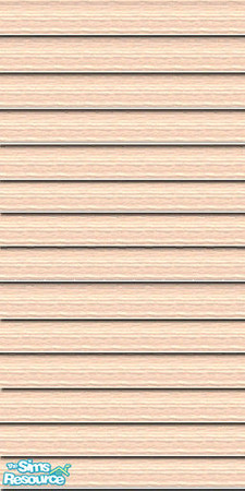 Sims 2 — Wooden Siding in "Lightest Peach" by TSR Archive — No, it's not the darkest peach, it's not even the
