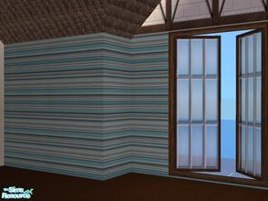 Sims 2 — New Baby Nursery - Wall D5040ae0 by Angela — Blue striped accentwall for new Baby nursery