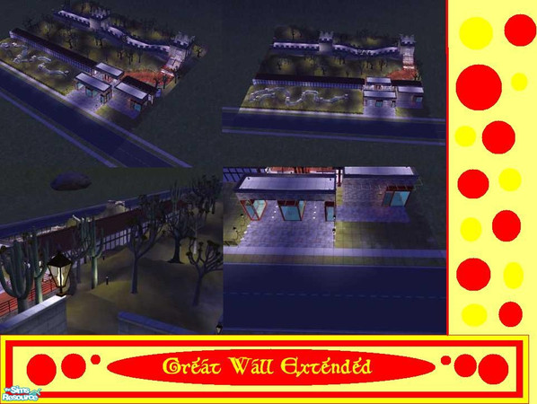 Sims 2 — Great Wall Extended by pilipinoka — Great Wall 2nd lot