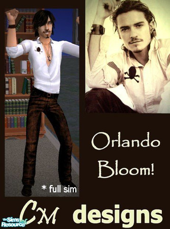 Sims 2 — Orlando Bloom by groovi_angel88 — This is the sim character I created... Orlando Bloom! This includes