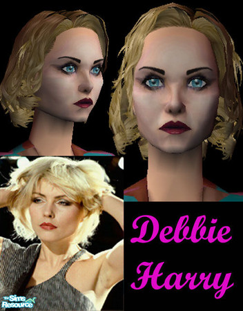 Sims 2 — Debbie Harry - Blondie by Trash — the famous singer of the band blondie.i uploaded it as an adult so the hair is