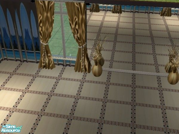 Sims 2 — Mediteranean curtains by ead425 — 1 wall 1 floor, 8 items: a touch of the sea: mesh for curtains by Yggdrasil at