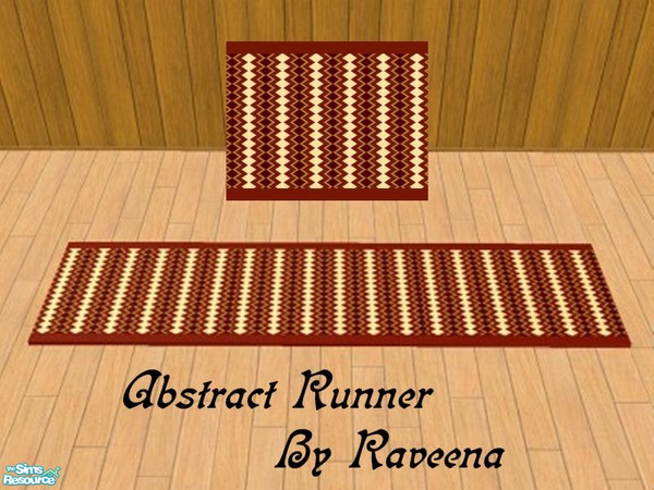 Sims 2 — Abstract Runner by Raveena — You need Windkeeper's 1x1 mesh. Click on the 'Get mesh at TSR' link below.