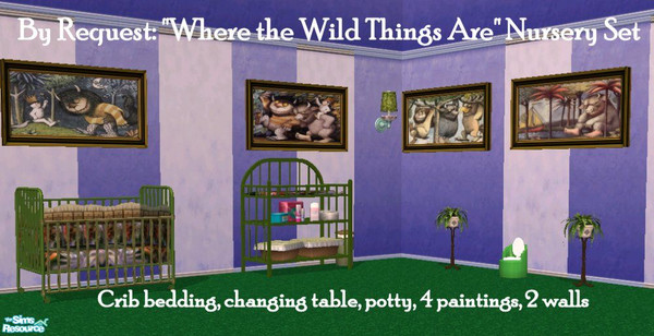 Sims 2 — Request - Where the Wild Things Are Nurs by c_literati — I saw this request on the forum, and thought it was a