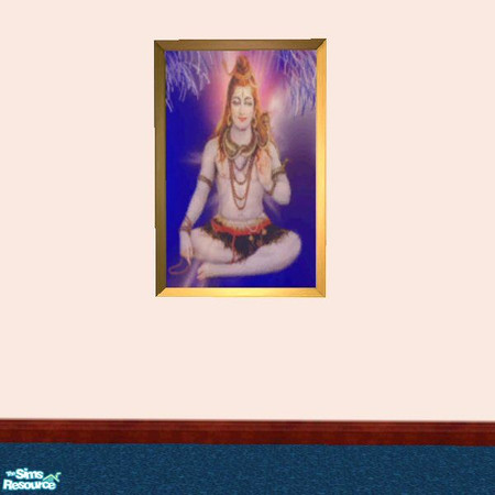 Sims 2 — Shiva Painting by auracyan — Shiva is the destroyer of the world, so that Brahma can re-create it.