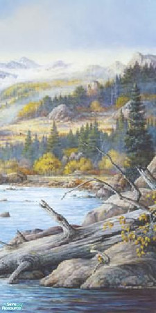 Sims 2 — Elk Country Mural - Part 3 by brittie — Part 3 of 3. Enjoy!