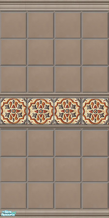Sims 2 — Slate Set - Decorative Slate Tile by Halfcreek — created by Halfcreek