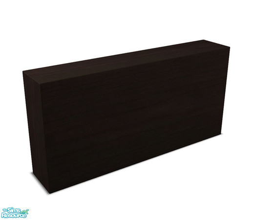 Sims 2 — Banetto Diningroom - Sideboard by Murano — Black contemporary sideboard.