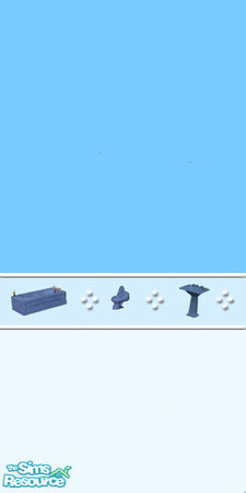 Sims 2 — 'Bathroom Things' Blue Version 2 by devil_shark — This floor is a part of my 'Bathroom Things' Set